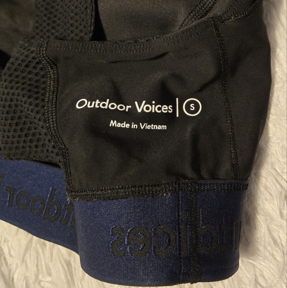 Outdoor Voices Bra Sport Size S Color Black - Picture 6 of 9